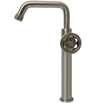 Essebagno - Indus Grifo De Lavabo Alto De Acero Cepillado