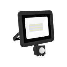 Proiettore Led Con Sensore Matel Nero Da 30w