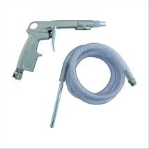Pistola per sabbiatura Gentilin – Ugello cementato 6 mm – Corpo in alluminio – Tubo pescante 2 mt – Diametro tubo 8x13 mm