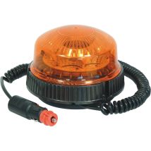 TOPCAR Magnetischer LED-Kreisel mit 1 Saugnapf – 10-30 V – Durchmesser 144 mm – Höhe 91 mm – Sicherheitsbeleuchtung für Baustellen