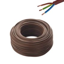 Cavo Elettrico Antifiamma Gommato Marrone Tutor Fror-varie Misure 3x2.5,25 Mt