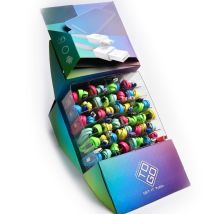 Bluediamond To Go - Espositore 48 Cavi Flat Usb A / Micro Usb B Multicolor