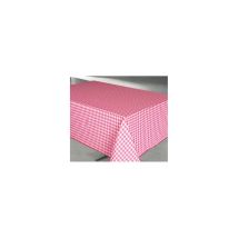 Tovaglia In Poliestere 140x240cm Vichy Rosso Su Appendiabiti - Access Deco
