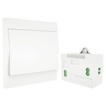Wireless Light Switch, Smart Remote Control Switch, Self-powered Rf433, 2a Receiver Controller, No Battery, No Wiring Required For Lamps Up To 2000w