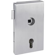 Cerradura Para Puerta De Cristal 6053 Pz L-molina Va Ma Pz Din Izq. Hermat