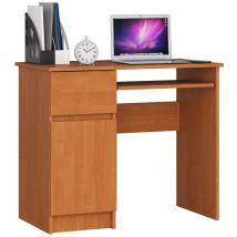 Pc-schreibtisch Akord Piksel Links In Der Farbe Erle Schublade Und 3 Ablagen B90 X H77 X T50 Cm