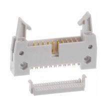 Connettore IDC maschio 20 vie con estrattori – 1A – Bianco – Connfly