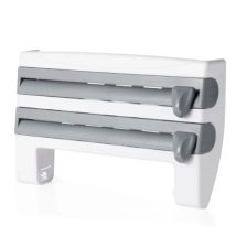 Herzberg Hg 03145 Porta Asciugamani A Parete Dispenser Di Pellicola E Carta Stagnola Per Utensili Domestici Da Cucina