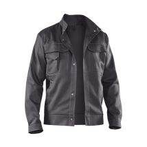 Kübler Arbeitsjacke ORGANIQ anthrazit Größe 56 – ergonomisches Design – 2 Brusttaschen – Smartphone-Tasche – sanforisiertes Gewebe