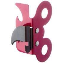 Cook Concept Cmku6230 Abrelatas Mariposa, Ferro, Rouge/blanc, 7,40 X 4,70 X 2,70 Cm