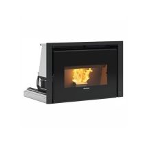 Extraflame Inserto Pellet Comfort P85 – 81 x 63 x 55 cm – 3,5/12,0 kW – 145 kg – Control remoto incluido