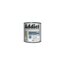 Pintura Acrílica Satinada 0,5 Litros Verde Oliva - Addict
