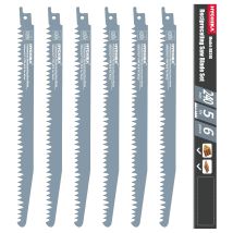 Stichsägeblätter Holz 240 Mm, 6-teilig Crv Sägeblatt Stichsägeblätter Für Holzschneiden & Holzschnitt, Sägeblätter Für Stichsäge Holz 
