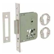 Tesa Lock R.4031-60 Nickelé Sans Cylindre