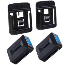 Bs Systems - Proclick Akku Halter / Battery Adapter Set 2er Set Bss Schwarz + 2 Holder