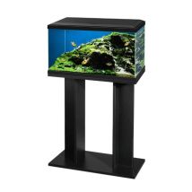 Mueble acuario Ciano 54L – Diseño moderno negro – Estructura resistente – Dimensiones 60cm x 34cm x 66cm