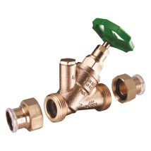 Kemper Standard Freistrom-absperrventil Ohne Entleerung, Mapress-verschr. Dn 15/15, Pn 16, Rotguss/messing, Figur 174 20 Vt
