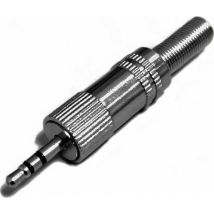 Bkl Electronic - 1107022 Klinken-steckverbinder 2.5 Mm Stecker, Gerade Polzahl: 3 Stereo Silber 1 St.