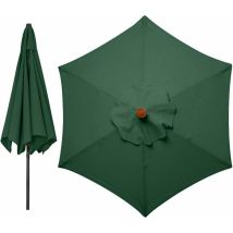 Kzq Replacement Cover For 3m 6-arm Garden Parasol, Green