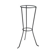 [non Utilizzato] Colonna Antracite H. 56 Cm Per Vaso 20-22 Cm - Acciaio Epossidico Ristrutturato Louis Moulin