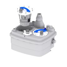 Sfa - Saniflo Sanicubic 2 Pro 6102 Heavy Duty Pump Macerator Wc Basin Bath Shower