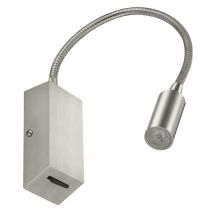 Wandleuchte Lesertilt Leiden Led Smd 3w 240lm Cri80 3000k 35o Satin-nickel