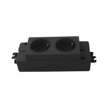 Evoline - Express Steckdosenleiste Steckose 2-fach Schukosteckdose 16a 3680 Watt
