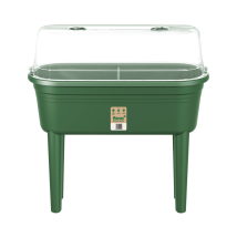 Florus Table De Culture Set - Vert - L 78 X B 37 X H 80 Cm - Extérieur - 100% Recyclé