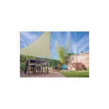 Tendalino A Vela Forma Triangolare Colore: Sabbia 3,6x3,6x3,6m Atmosfera