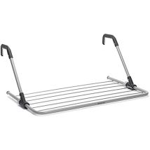 Brabantia - 105241 Hängende Wäscheleine, Edelstahl, Metall Grau, 68 X 44 X 3,5 Cm