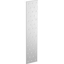Gh - Lochplatte Montageplatte 240x60x2mm Lochzahl Ø 5x36 Stahl Feuerverzinkt