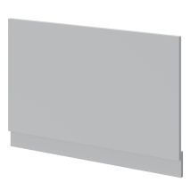 Oslo – Napoli Matt Grey 800mm End Bath Panel – Vinyl Wrapped MDF – 2 Piece Design – 480mm to 550mm Height