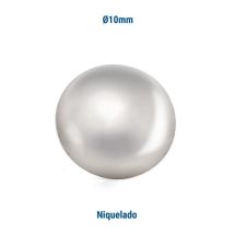 Tachuelas lisas de hierro niqueladas – Diámetro ø10 mm – Caja de 1000 unidades