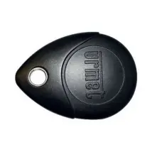 Urmet - Memoprox - Captiv Mifare 13,56 Mhz Schwarzer Näherungsschlüssel Mit Metallöse
