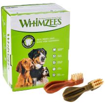 Whimzees – Toothbrush Dog Treat 190mm – Vegetarian, Gluten-Free, Sugar-Free, Natural Ingredients