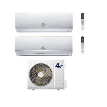 4xe Climatizzatore Dual Split Serie Winter 9+9 Btu Con Winter Dual 18 Inverter R-32 Wi-fi Optional Classe A++