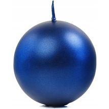 Candela "sphere" (fi 60) Metallizzata, Blu Navy, 1 Pz.