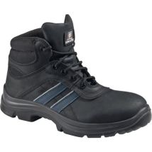 Stivali Di Sicurezza Andy High Taglia 45 Pelle Nera/blu S3 Src En20345