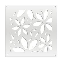 Venus - Pannello In Pvc Traforato - Parasole - Misura: 98x98 Cm - Colore: Bianco