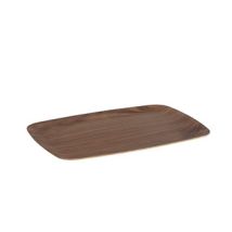 Vassoio in legno di noce 46x36x2cm – 8435304888153 – Elegante e funzionale, ideale per servire antipasti – 2 cm, Marrone – Andrea House