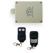 Kit Jardín Superior 220v Receptor 2 Canales 12a + 2 Mandos A Distancia 433mhz - Suprk004