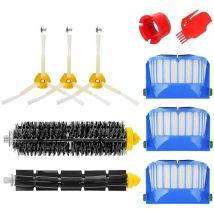 Blue Dream - Brush Kit For Roomba 600 Series - Set Of 10 Accessories (side Brushes, Filters, Cerda Brush, Etc.) For Robot Vacuum Cleaner.