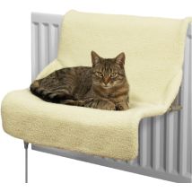 Rosewood Catwalk Katzenbett 2-in-1, Heizkörperliege Und Freistehende Schlafmulde, Weicher Plüschbezug, Abnehmbar Und Waschbar, Stabile 