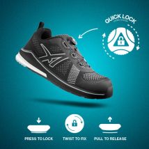 Albatros Voltage Ql Sicherheitshalbschuhe S1p Esd Hro Src Schwarz 44