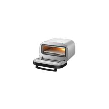 Four À Pizza - 1700 W - 80°c À 400°c - Pierre À Cuire 32 X 32 Cm - Minuterie-inox Noir - Kitchenchef
