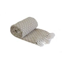Plaid in Cotone Riciclato 100% Tortora 50x60 (127x152 cm) – Emma Barclay