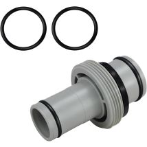 32mm To 38mm Hose Connector, 32mm To 38mm Pool Adapter For Intex Bestway Coleman, Pool Hose Connector Extension (2 Way 1.25" To 1.5")