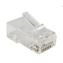 Conector RJ45 UTP Cat.5e – Multicolor – 4 x 20 x 12 cm – 100 piezas