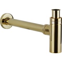 Siphon Abaissé Pour Lavabo Et Bidet En Or Vicario 890/t.04 Or
