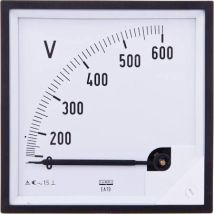 Voltmètre Analogique Lumel E616 96x96 Mm 600 V